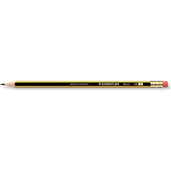 STAEDTLER Crayon Noris avec gomme, hexagonal