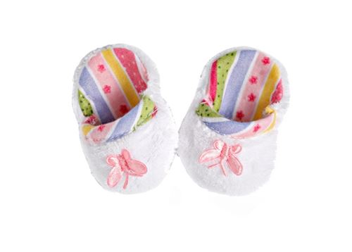 Heless pantoufles de poupée blanc 35-45 cm