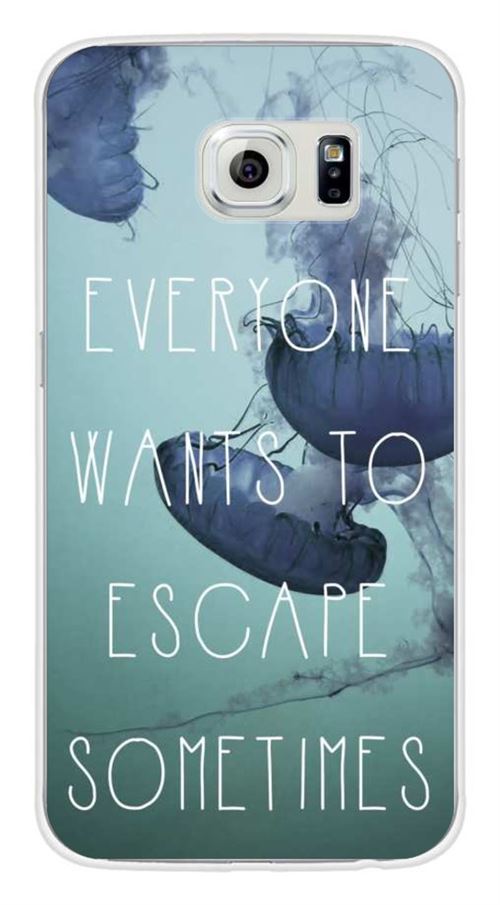 Coque en silicone imprimée compatible Samsung Galaxy S6 Escape
