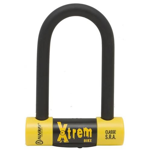 Antivol velo u 80 x 150mm auvray xtrem bike noir 1.43 kg (sra)