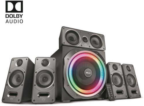 Trust GXT 698 Torro - Luidsprekersysteem - voor PC - 5.1-kanaal - 90 Watt (Totaal)