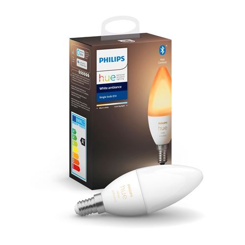 Ampoule connectée Philips Hue White Ambiance E14 Flamme