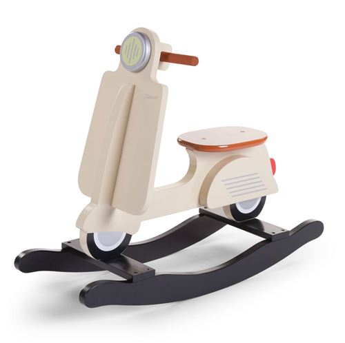 Scooter à bascule vespa crème - child wood