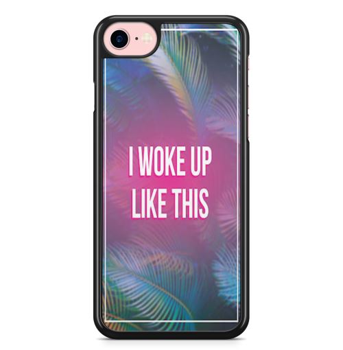 Coque Fifrelin pour iPhone 7 et iPhone 8 I woke up like this fougeres Citation