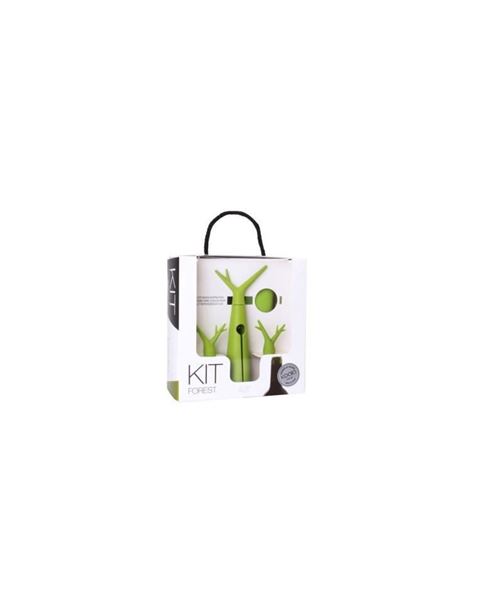 Kit Foret vert - 1 tire-bouchon, 1 housse rafraichissante et 2 bouchons.