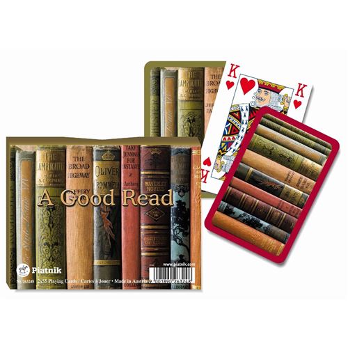 Coffret de 2 jeux de cartes LIVRES PIATNIK Multicolore