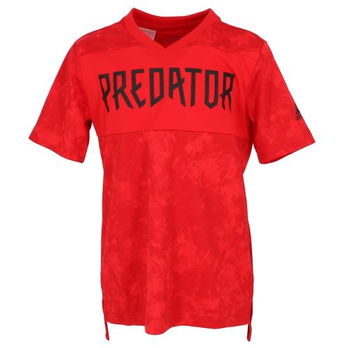 Tee shirt manches courtes Adidas Jb predator jsy red mc tee jr Rouge taille : 15à16 réf : 29064