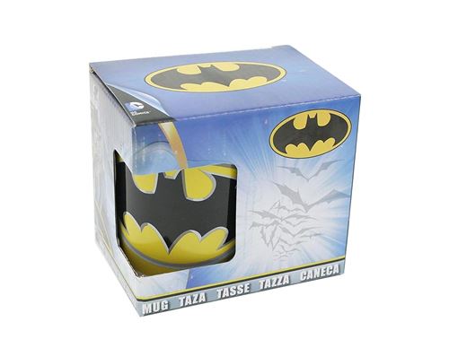 Générique Boyz Toys St452 Batman Mug Dans Une Boîte Cadeau, Blanc