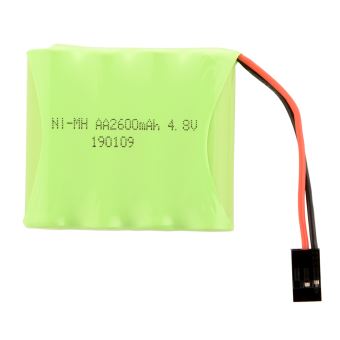 4 8v 2600mah Aa Batterie De Recepteur Plat Ni Mh Rx Pour Voitures