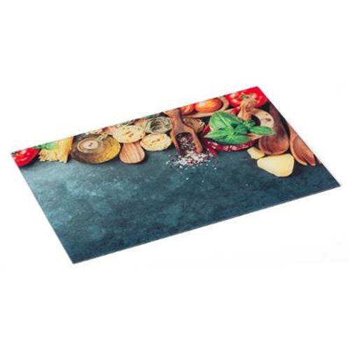 Planche à Découper Verre Italie 30x40cm Multicolore