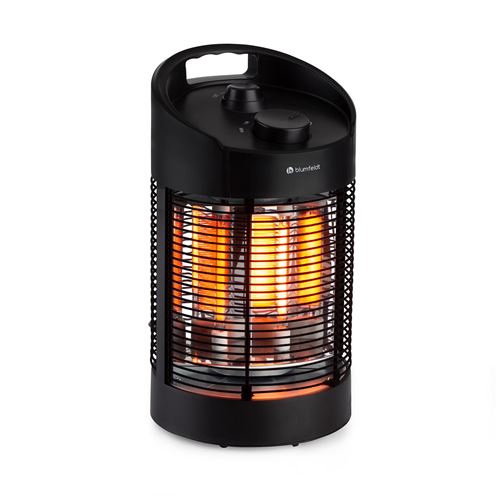 Chauffage infrarouge - Heat Guru 360 - Pour 14m&sup2; - 2 puissances : 350W / 700W - Noir