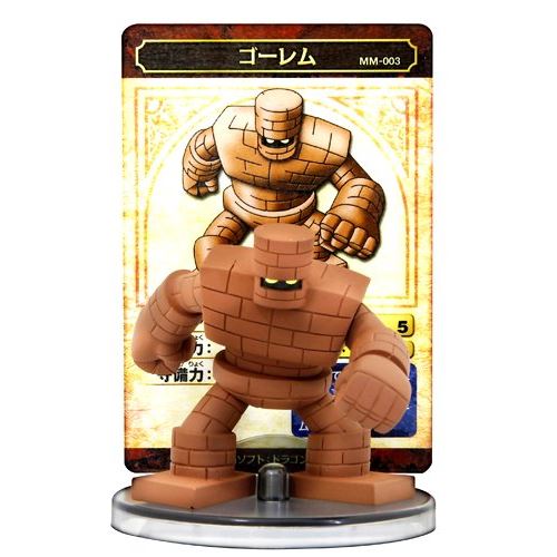 Dragon Quest Monster Museum 003 - Mini figurine Golem, carte de base