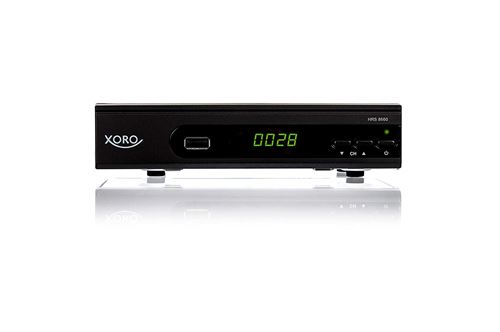 Mas électronique Hrs 8660 Smart Xoro DVB-S2 Récepteur Alexa, LAN, USB PVR Ready, MMP (Noir)