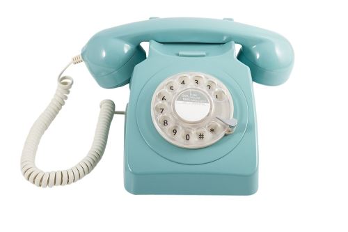 téléphone rétro GPO 746 bleu clair