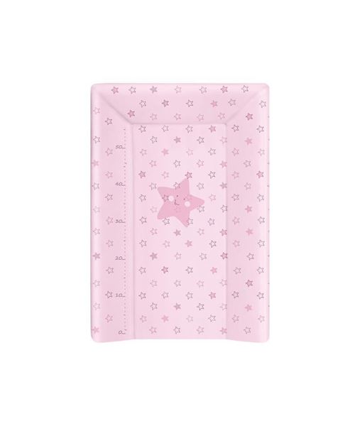 BABYCALIN Matelas a Langer Luxe 50 x 70 cm Etoile Rose Toise Imprimée