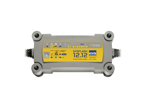Gys Chargeur De Batterie 12 V 12 A De 20 À 250 Ah Gysflash 12.12