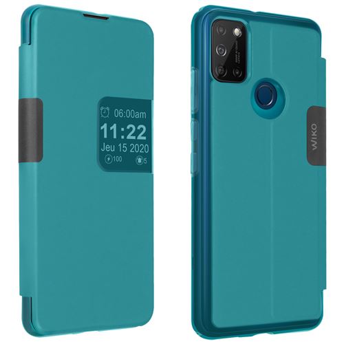 Wiko Folio Smart - Protection à rabat pour téléphone portable - synthétique - fumé bleen - pour Wiko View 5, View 5 Plus