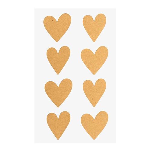 Autocollant coeur mat 4 Feuilles Acheter chez JUMBO