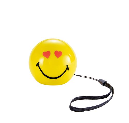 BigBen Interactive bt15smileylove 3 W boule jaune Enceinte portable – Enceintes portables (3 W, sans fil et filaire, Bluetooth/3.5 mm, 10 m, 3,5 mm, jaune)