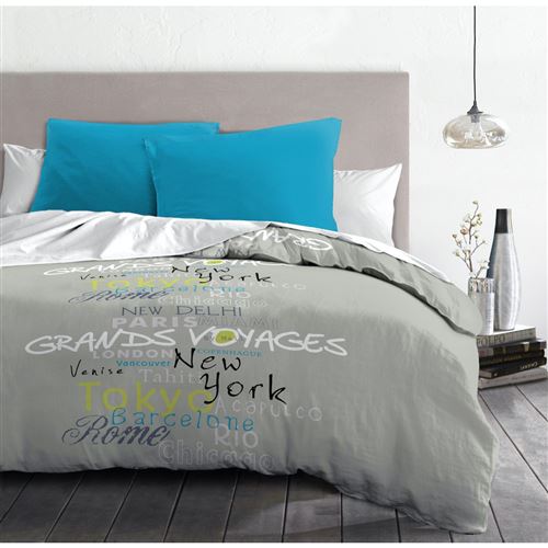 Grands voyages parure de couette microfibre