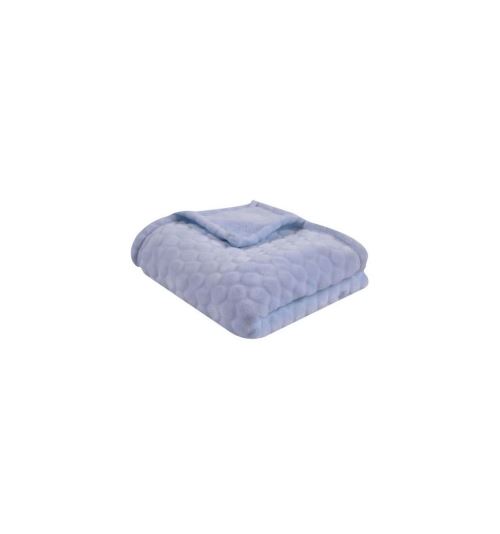 Doux nid couverture bubulle 75x100cm ciel