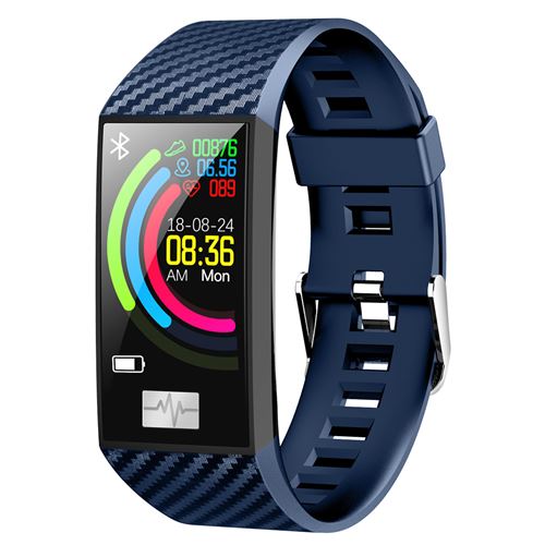 Montre Intelligente DTNO.I DT58 IP68 étanche+ rythme cardiaque - bleu