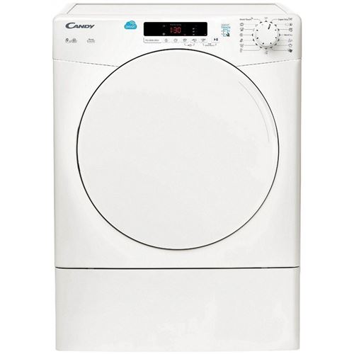 Candy SMART CS V9DF-S - Sèche-linge - indépendant - largeur : 61 cm - profondeur : 59.5 cm - hauteur : 85 cm - chargement frontal - blanc