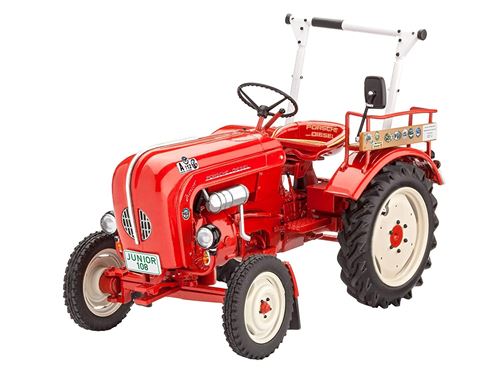 Revell kit modèle 1Porsche Junior Tractor:24 rouge 76 pièces