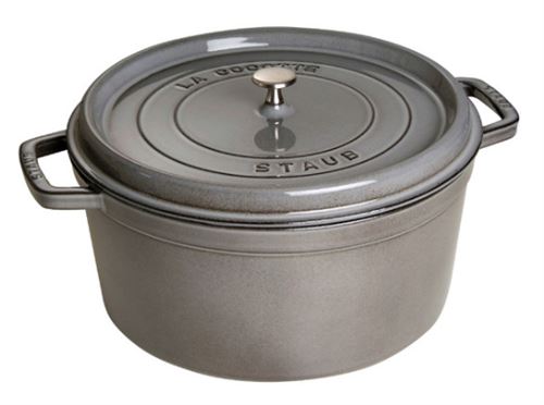 STAUB Cocotte Rond 30 cm Gris Graphite
