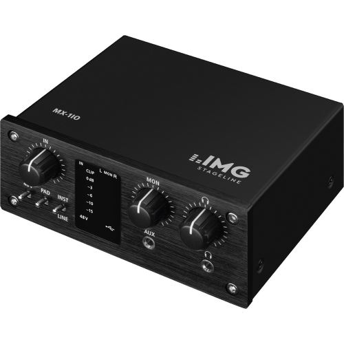 IMG Stageline MX-1IO interface audio USB 1 canau