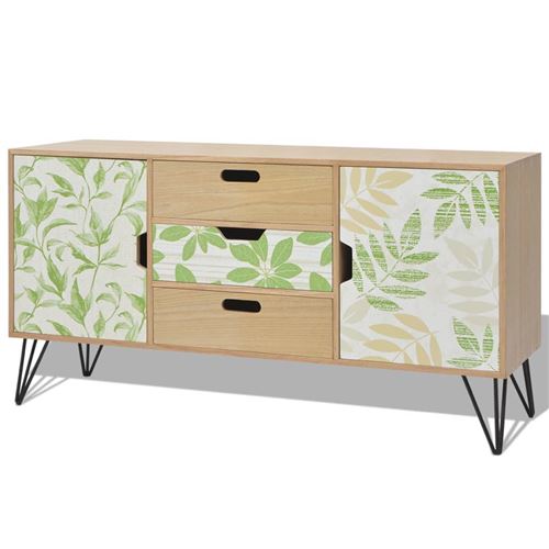 vidaXL Buffet 110 x 35 x 57 cm MDF Marron