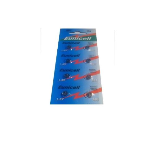 EUNICELL - Lot de 8 PILES AG1 LR621 164 364 534