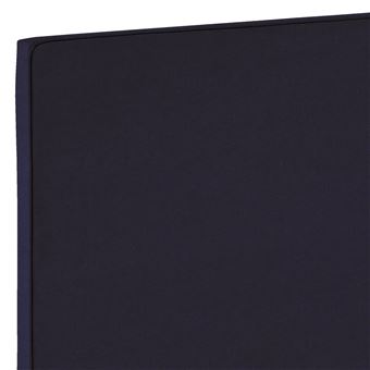 Tête de lit déco Melty chiné bleu nuit 150 - Merinos