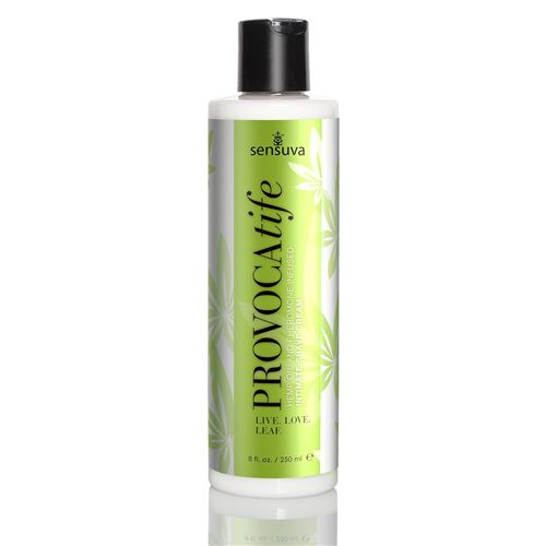 Sensuva Provocatife de l'Huile de Cannabis Phéromone Infusé à la Crème de Rasage 240 ml