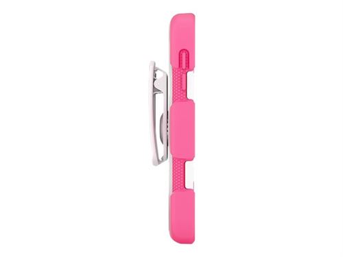 Griffin Survivor All-Terrain - Beschermhoes voor mobiele telefoon - silicone, polycarbonaat - wit, roze - voor Samsung Galaxy S6