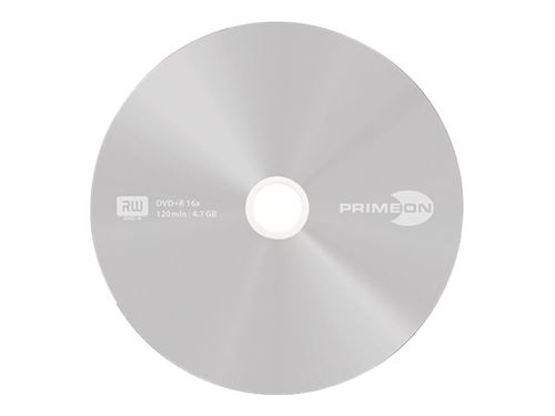 Primeon silver-protect-disc - 25 x DVD+R - 4.7 GB (120 min.) 16x - beschrijfbare etiketten - zilver - spindel