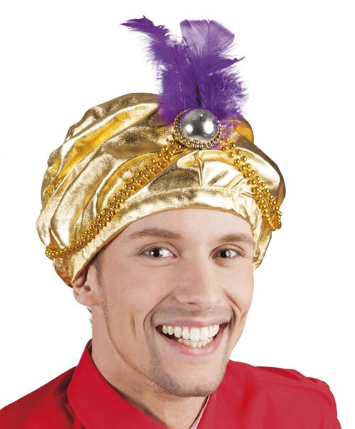 Boland chapeau Sultan Selim hommes or / violet