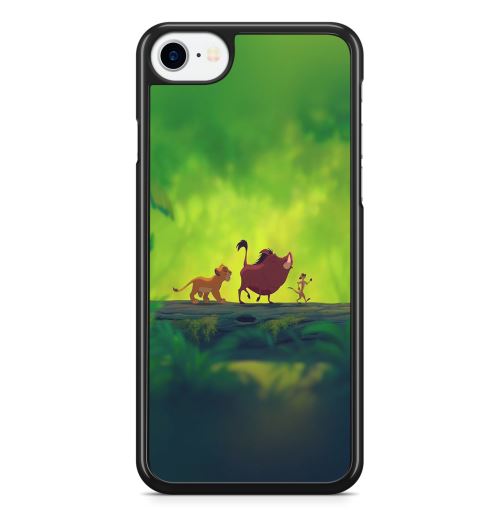 Coque Fifrelin Noire pour iPhone XR Disney Le Roi Lion The Lion King Simba Pumba