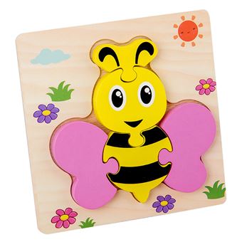 Puzzle 6 pièces, une petite abeille