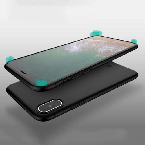 iPhone X Coque Protection TPU Noir ALS48316