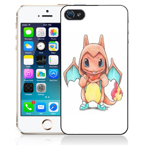 Coque pour iPhone 5/5S pokemon bébé salameche