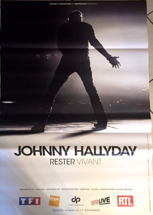 Johnny Hallyday - 80x120 cm - AFFICHE / POSTER