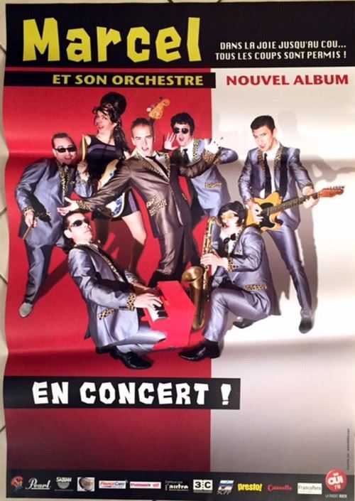 Marcel et son Orchestre - 70x100 cm - AFFICHE / POSTER