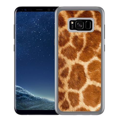 Coque pour Samsung Galaxy S8 girafe fourrure