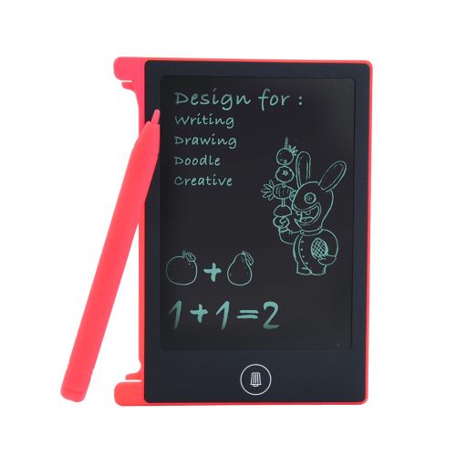 Tablette d'écriture LCD 4,4 pouces à dessin électronique-Rose