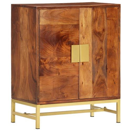 Chunhe Buffet 60 x 35 x 75 cm Bois d'acacia massif AB285866