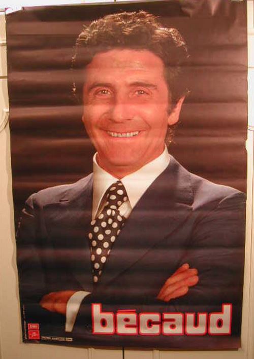 Becaud Gilbert - 80x120 cm - AFFICHE / POSTER
