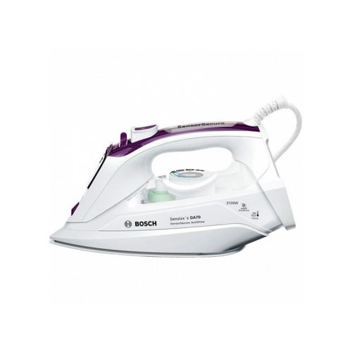 Fer à vapeur BOSCH TDA703121A 380 ml SoftTouch 3200W Blanc Violet Céramique