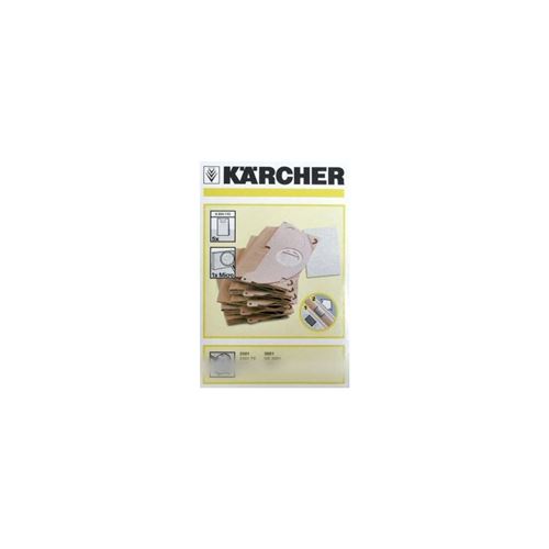 Pièces Détachées Aspirateur Karcher Sacs (X5) pour Aspirateur Karcher