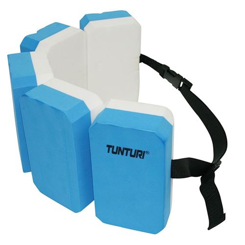 Tunturi ceinture de natation 5 flotteurs bleu